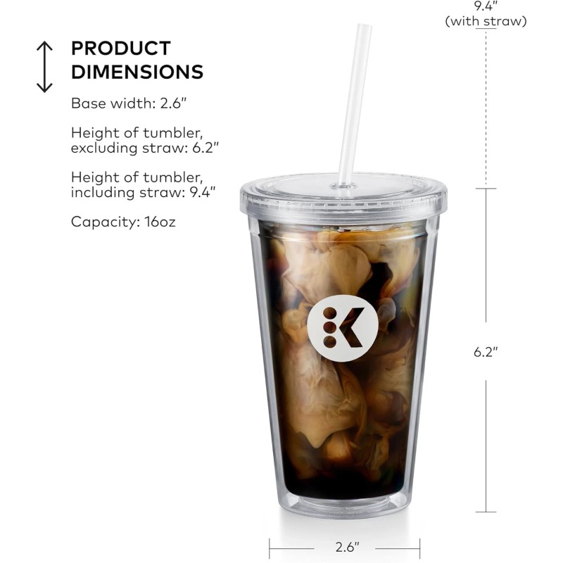 Keurig Iced Tumbler, 16oz Capacity