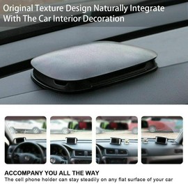 Riloer Car Phone Holder, Dashboard Mount, Dashboard Mat, GPS Mount Dock