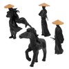 SUPVOX 4pcs Miniature Plastic Mini Figures for Desktop Decor Historical