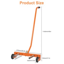 ALLOYNIX Tire Wheel Dolly 2.0 Pro | 500 lbs Heavy-Duty Truck Tire Lifting Tool | 9-33inch Adjustable Tire Cart Dollies with Reinforced Rod & Upgraded Wheels