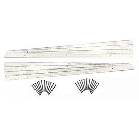 EasyFlex Aluminum Landscape Edging Project Kit, 8 Metal Garden Edging Pieces with Spikes, 48 feet, Mill