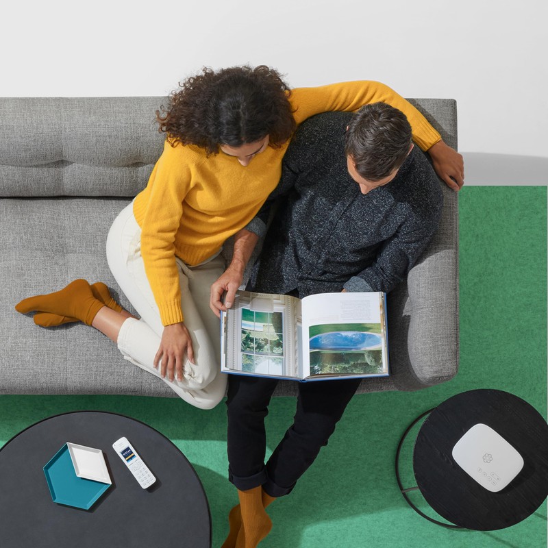 Ooma HD3 Handset white cordless phone with caller-ID and HD