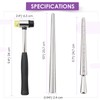 AMGSH Ring Mandrel Sizer Tool with Metal Mandrel Finger Sizing