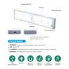 Motion Sensor Light LED Under Cabinet Closet Lighting USB Rechargeable