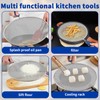 Splatter Screen for Frying Pan - 8.3’’ Stainless Steel Grease
