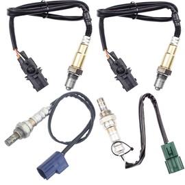 higherbro 4X Air Fuel Ratio Oxygen Sensor 1 & 2 for Nissan Xterra Frontier Pathfinder 2005 2006 4.0L Upstream + Downstream