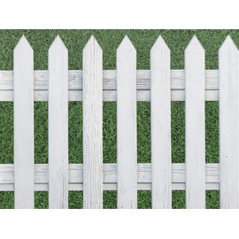 Teacher Created Resources Fun Size White Picket Fence Better Than Paper® Bulletin Board Roll,18 inches x 12 feet