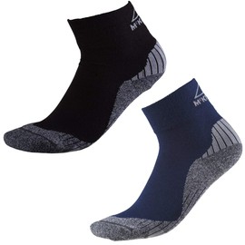 McKinley Men's Flo Quarter Socks Tights, Men, Strumpf Flo Quarter, Black, Large