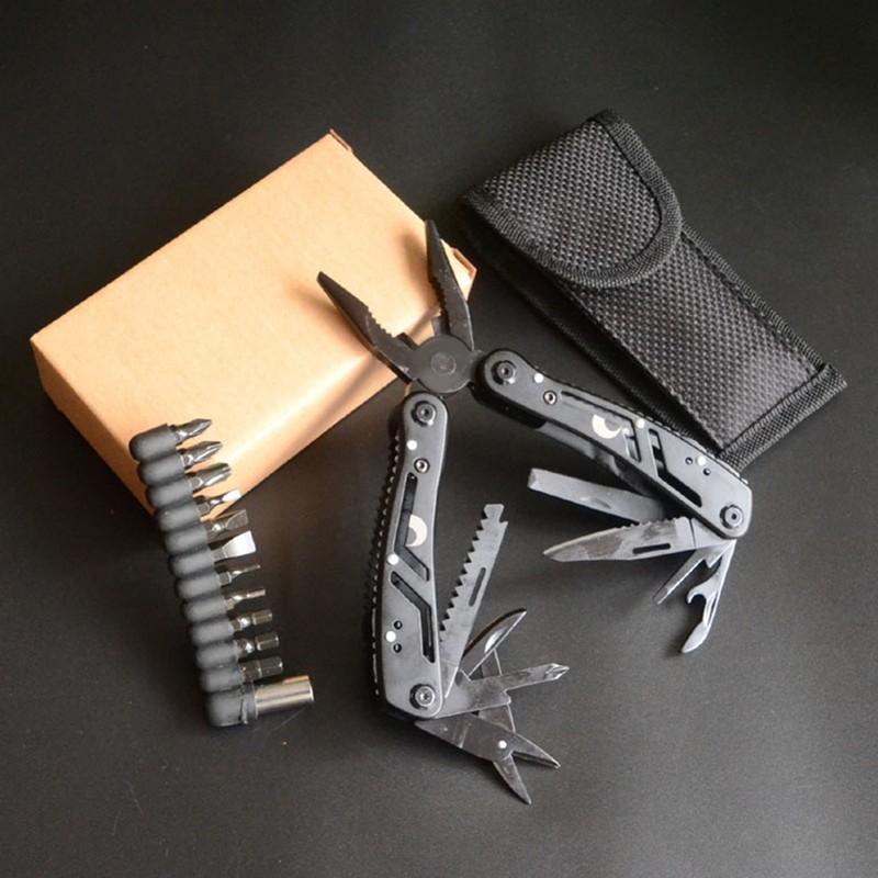 Multitool Pliers Pocket Size Knife Screwdriver File Bottle Opener Saw