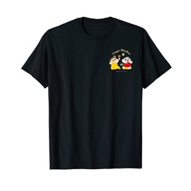Crayon Shin-chan Shin-chan and Sunflower Bean Bag T-Shirt, black (black 19-3911tcx), S