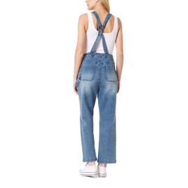 WallFlower Women's Overalls Juniors (Standard and Plus), Blake Carpenter, Small