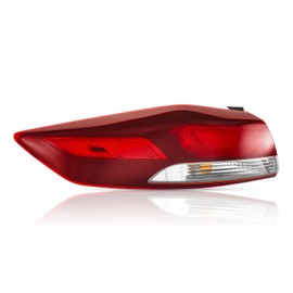 TTUN AUTO Compatible with 2017-2018 Hyundai Elantra Tail Light Outer Brake USA & Halogen Type with Side Marker Lamp 92401-F2020(Driver Side)