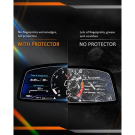 CDEFG Corvette C8 ZR1 Screen Protectors, 12" Touchscreen & 12" Digital Gauge, for Chevy Corvette 2022 2023 2024 2025 Accessories, 4 Nano Film Protectors