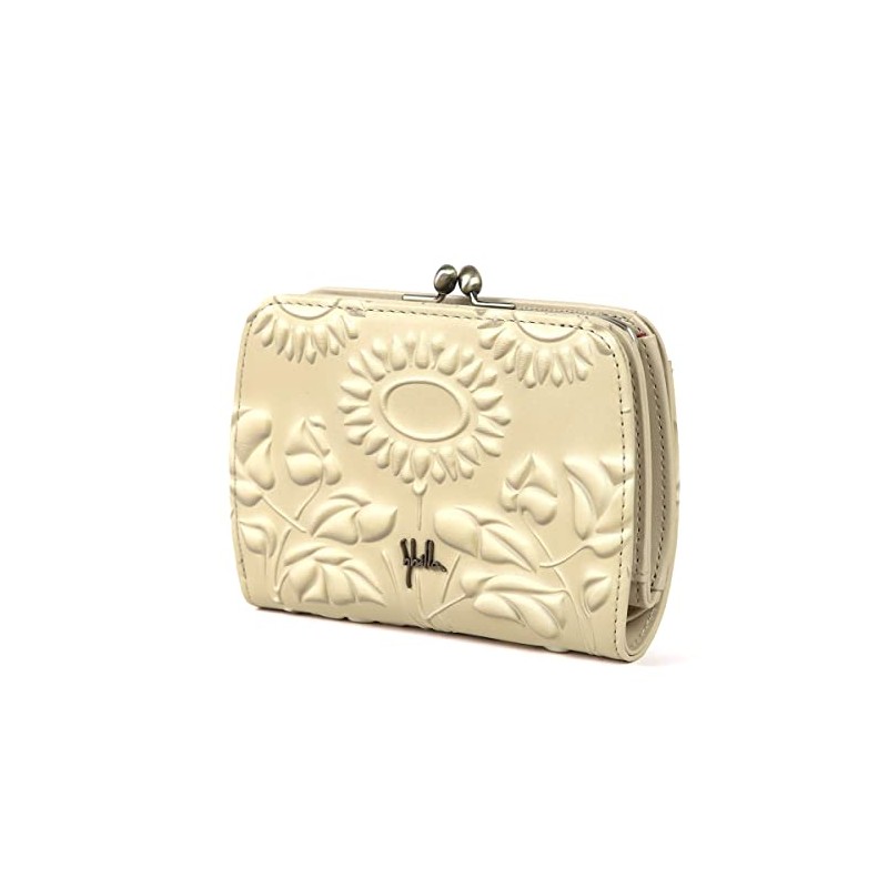 Sybilla 5470440 Sombra Bi-Fold Wallet Coin Purse, Flower Pattern, Cowhide