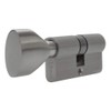 3x Knob Cylinder KSN 60 mm 30/30 Keyed Alike Including