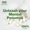 Purisure Cápsulas Cafeína 100mg + Teanina 200mg 120 Tabletas