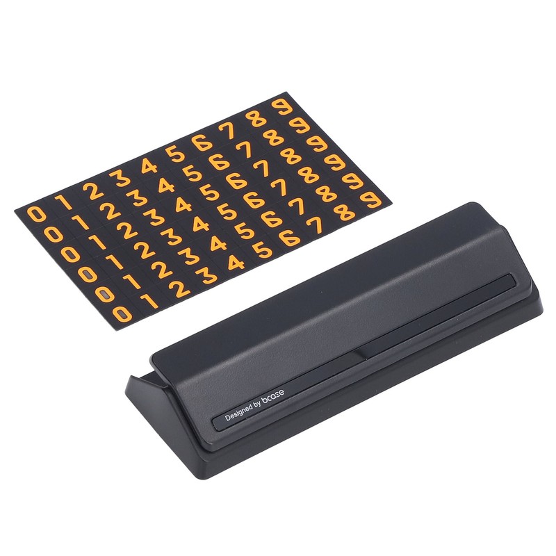 Car Temporary Parking Sign Stable Structure Environmentally Friendly Small Compact