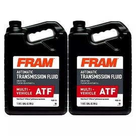 FRAM Dexron III Mercon Multi-Vehicle Automatic Transmission Fluid - 2 Gallon