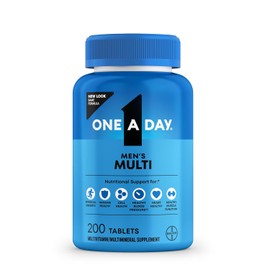 One-A-Day Multivitamin, Men's Health Formula, 200 Tablet Bottle