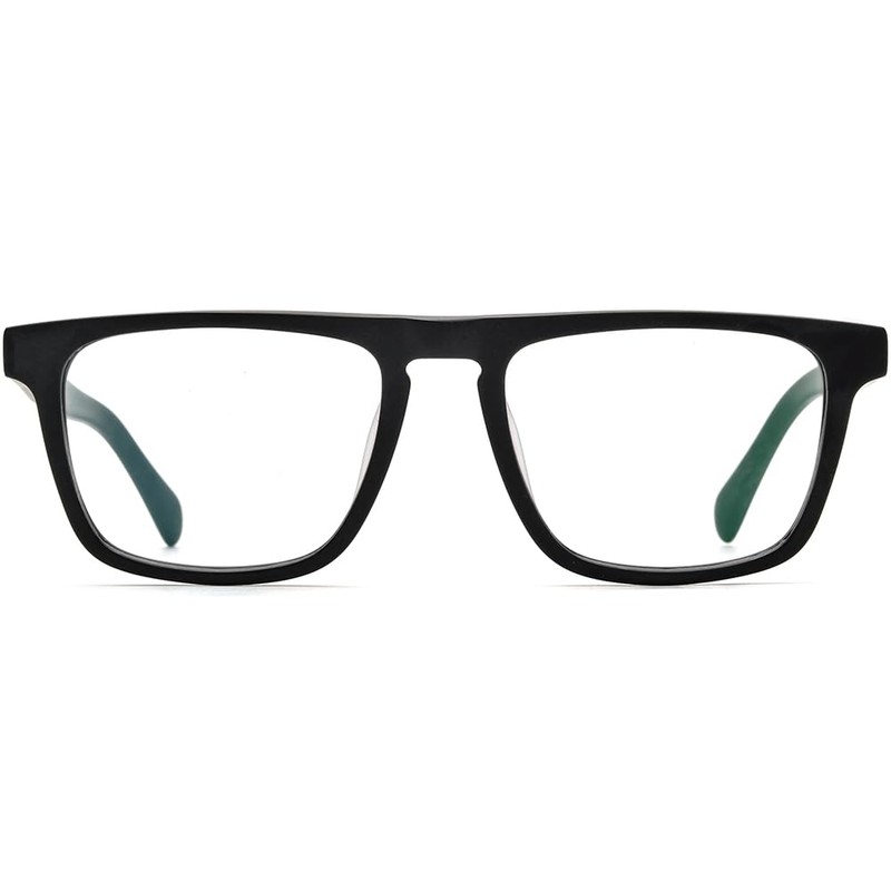 HEPIDEM Matte Acetate Glasses Frame Men Vintage Square Eyeglasses Optical