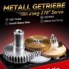 25KG High Torque RC Servo, Miuzei Waterproof Servo Motor Compatible