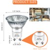 GU10 Halogen Bulb 120v 25W Halogen Light Bulbs, 2800k Warm