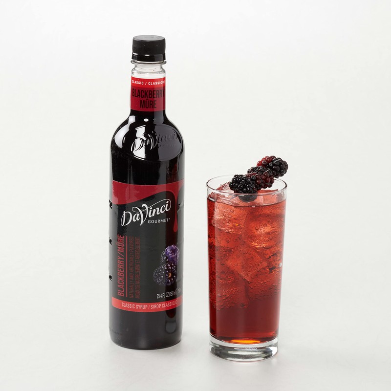 DaVinci Gourmet Classic Blackberry Syrup, 25.4 Fluid Ounces (Pack of