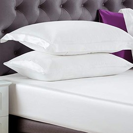 Reliable Bedding 100% Pure Silk Satin Sheet Set 7pcs, Silk Fitted Sheet 15'' Deep Pocket,Silk Flat Sheet,Silk Duvet Cover & Pillowcases Set !!! Queen, Royal Blue