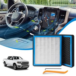 Tomanic CF11671 Cabin Air Filter Compatible with Ram 1500/2500/3500(2016-2024),Ram 4500/5500(2016-2023),Mazda CX-7(2007-2012) with Activated Carbon AC Filter