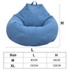 BAODBF Bean Bag Cover without Filling 100 x 120 cm