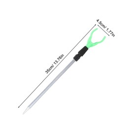 Gatuida 5pcs Telescopic Fishing Pole Rack Lightweight Aluminum Alloy Ground Holder for and Portability for Bank Fishing Enthusiasts