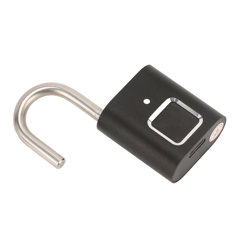 Smart Keyless Fingerprint Padlock Waterproof Biometric Prevent Theft Rechargeable USB