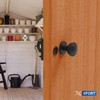 XFORT Rim Knob Set Black, Complete with A Rim Lock,