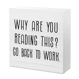 Funny Office Gag Gifts for Boss Home Office Desk Accessories Decor Boss Day Gifts for Women Men Leader Manger Colleagues Office Cubicle Pantry Coffee Table Shelf Decoration