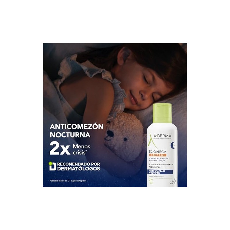 Derma Exomega Control Crema Hidratante Emoliente Noche Piel Atópica 400ml