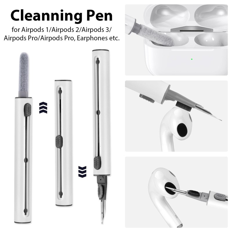 VISOOM Compatible with Airpods 3 Case with Cleaning Set, Shockproof