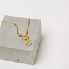 Annie Oak Geometric Fox Necklace 18 karat Gold Plated Jewellery