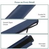 MoKo Elastic Pen Holder for Notebook, 4 Pieces PU Leather
