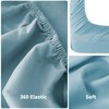 Single Fitted Sheet 90, Bed Sheet In Premium Microfibra Oeko-TEX®