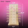 Pink Power 84 Spools Thread Holder Stand - 360° Full