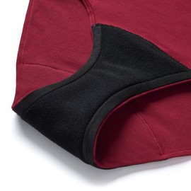 Thinx for All Period Underwear, Everyday Comfort Hi-Waist, Holds Up to 12 Regular Tampons, FSA HSA Approved Period Panties, Leakproof, Reusable & Controls Odor, Mosaic + Rhubarb, 2 Pack, XS