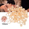 Pack of 100 Disposable Eyebrow Tattoo Ring Ink Cup Microblading