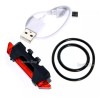 Car-Parment Lampara Luz Led Colores Bicicleta Recargable Trasera Delante