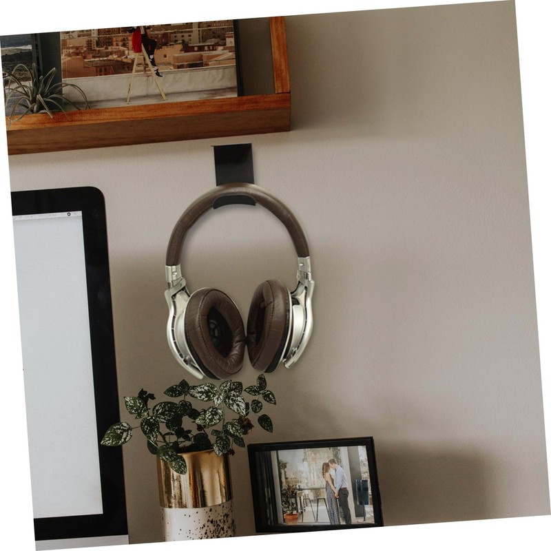 iplusmile Headphone Stand Under Desk PU Headset Holder Hanger for