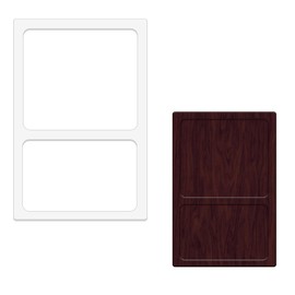 Betagt Valet Tray Router Templates, 5mm Thick Acrylic Templates for Woodworking, DIY Router Inlay Template for Painting Supplies and Craft Projects Kitchen Tracing Guide Tools (Style 4)