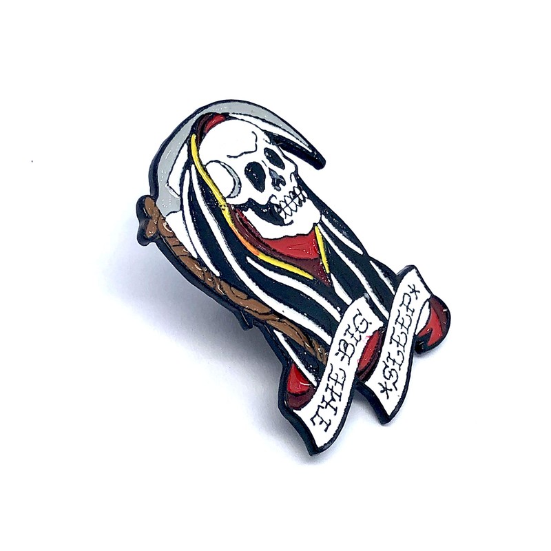 Patch Nation Gevatter Tod - The Big Sleep Metal Button