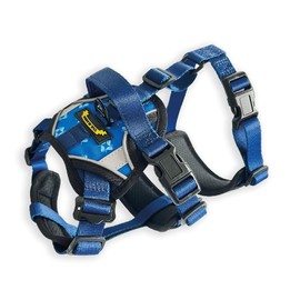 Tail Blazers Anti-Escape Dog Harness. Adjustable No Pull, Reflective, Breathable, Padded. Ideal for Puppy Essentials. Small to XL Breeds, Perfect Collars, Harnesses & Leads for Dogs. (Blue, Small)