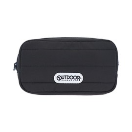 Sunstar Stationery Outdoor Products Black S1428845 Pencil Case, Quilted Fabric