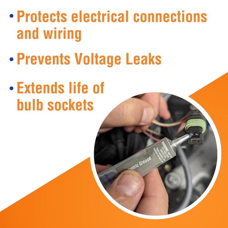 Permatex 81150 Dielectric Tune-Up Grease, 0.33 oz. Tube, Silver