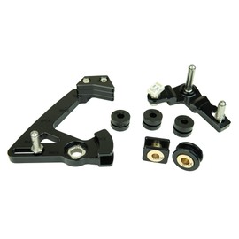 RKX Bolt Action Solid Short Shifter Kit compatilbe with VW Golf GTI, R, Alltrack, Sportwagen Bushings Cable End MK7 Manual Transmission 6 Speed